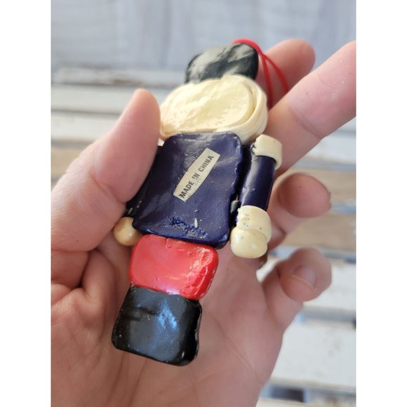 Nutcracker soldier dough guard ornament vintage Xmas holiday tree - Picture 4 of 6